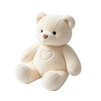 Peluche Ours Lumineuse Écologique Sans Fluorescence Nocive Lavable en Machine pour Magasin de Maternité et Coffrets Cadeaux de Fêtes