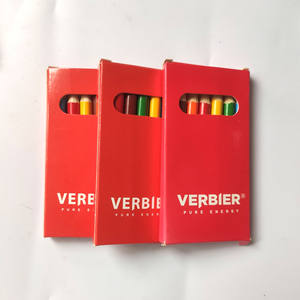 Minieco-<span class=keywords><strong>Crayon</strong></span> à mine <span class=keywords><strong>de</strong></span> plomb <span class=keywords><strong>HB</strong></span> rond et hexagonal court <span class=keywords><strong>de</strong></span> 3.5 pouces, 6 couleurs, coffret cadeau dans une boîte en <span class=keywords><strong>papier</strong></span> pour la promotion - Product Image 4