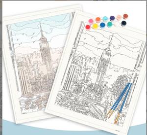 Peinture à l'huile acrylique de haute qualité, fournisseur d'art, peinture par numéros, <span class=keywords><strong>anime</strong></span>, peinture à l'huile numérique personnalisée, peinture par numéros en provenance de Chine - Product Image 1