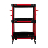 Chariot de détail à 3 étagères, pour outils de réparation automobile, meilleure vente de corée, chariot de détail