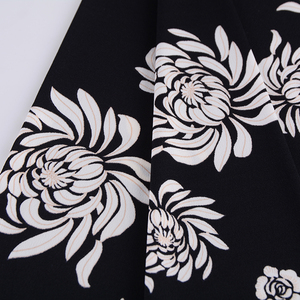 Estampado de flores 100% poliéster <span class=keywords><strong>doble</strong></span> lados de micro interlock ITY tela para tops de verano - Product Image 1
