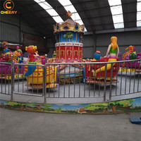 Tambour fixe à air pour parc d'attractions, accessoire de tambour fixe, figurines rotatives en forme de sirène tagada, pour centres commerciaux