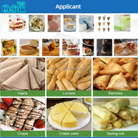 Machine automatique de fabrication de lumpias et de rouleaux de printemps en acier inoxydable pour usine alimentaire indonésienne et philippine