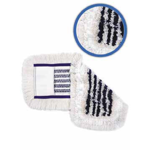 EXL 8950 ไม้ถูพื้นแบบเย็บไขว้คุณภาพเยี่ยม ขนาด 50 ซม. สำหรับงานหนัก ทำความสะอาดพื้นอุตสาหกรรม ใช้ซ้ำได้มากกว่า 700 ครั้ง ทนทานกว่าเดิม 40% - Product Image 1