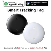 Traceur GPS intelligent anti-perte, double système, étanche, compatible avec les téléphones iOS et Android, fonctionne avec Apple Find My et Android Find Hub