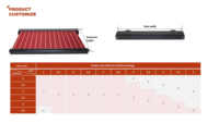 Auvent commercial rétractable automatique en alliage d'aluminium et acrylique, personnalisable, 7x4m, 7x3.5m, 7x3m, 7x2.5m, 7x2m, avec projection de 6m