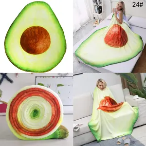 Vendita calda coperta di novità cibo realistico personalizzato in pile per Pizza gettare coperta rotonda Tortilla getta coperta