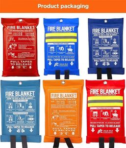 आपातकालीन रसोई के उपयोग के लिए 430 जीएसएम शीसे आग कंबल - Product Image 6