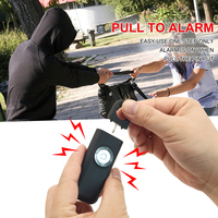 Llavero de Seguridad con Luz LED Intermitente y Alarma de 130dB, Incluye Mosquetón de Autodefensa, 8 Horas de Funcionamiento Continuo