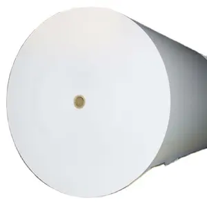 53gsm Roll Offset Woodfree Bleached Uncoated Jumbo Bond White Printing Paper