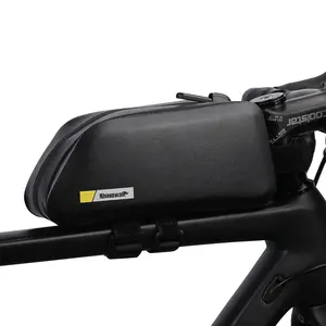 Rhinowalk 1.3L MTB自転車トップチューブバッグ防水バイクサイクリングフレームアッパーパイプドライバッグポーチエコ素材
