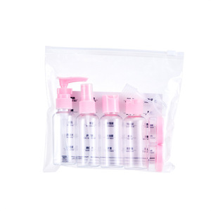 Travel Skin Care <b>Set</b> 9-Piece Empty Bottles With Pump <b>Spray</b> And Funnel For Cosmetic Packaging - Product Image 5