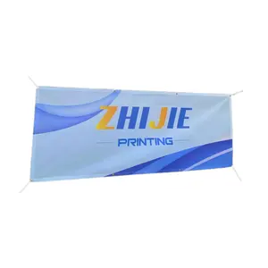 Custom High Quality 5m Pvc Flex Banner White Double Sides Digital Printing PVC Vinyl Mesh Banner