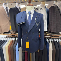 Costume Homme de Luxe Deux Pièces, Smoking de Mariage Coupe Ajustée, Business Formel, Veste et Pantalon pour Marié Simple Boutonnage