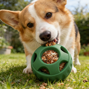 Wellfine Eco-Friendly Silicone <strong>Dog</strong> Chew <strong>Toy</strong> Ball Durable Freeze <strong>Treat</strong> Tray Dishwasher Safe Reusable Lick Tray - Product Image 1