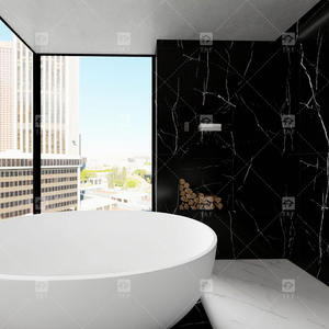 Foshan moderno 600x1200mm piastrelle opache per pavimento in marmo oro nero Design <span class=keywords><strong>Look</strong></span> <span class=keywords><strong>Vintage</strong></span> sfondo grande piastrelle per parete - Product Image 4