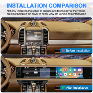 NaviHua Pantalla Táctil Dual de 12.3'' Android Multimedia Carplay Auto GPS DSP Unidad Principal Reproductor de DVD para Auto para Porsche Cayenne 2011-2017 - Product Image 3