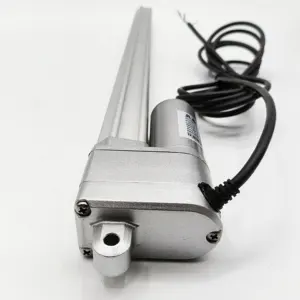 Mini Linear Actuator With Potentiometer Position Signal Feedback 24v 12v 100mm Stroke 900n 90kg Load 80mm/sec Speed