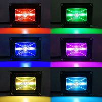 Proyector LED Inteligente ETOP Direccionable WS2811, Controlado por IP66, Impermeable, 10W, Aleación de Aluminio, CRI 90, Regulable
