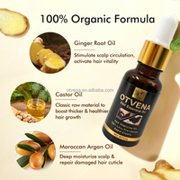 Sérum capillaire OTVENA à base d'extraits naturels de plantes, équilibrant les cuirs chevelus gras, activant les follicules dormants et stimulant une croissance rapide des cheveux.