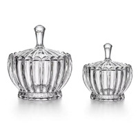 Factory Direct Clear Glass Candy Jar with Lid Multifunctional Sugar Container for Dried Fruit & Snack Storage for Living Room