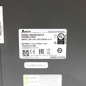 Servoaccionamiento Delta Original Serie ASD-B2-2023-B de 100W, Servoaccionamiento, Unidad de Servo, Servomotor - Product Image 2