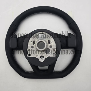 Volant de direction en cuir de qualité supérieure pour Audi A4 RS3 RS5 RS6 A6 C7 C6 A7 A3 RS7 TTRS TT R8 S4 - Product Image 3