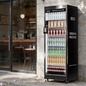Distributeur automatique XMAI 520L alimenté par la vision IA, compatible 5G, avec surveillance à distance, compact, commercial, <span class=keywords><strong>paiement</strong></span> sans contact pour hôpitaux - Product Image 1