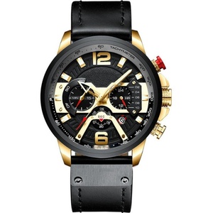 Reloj de Pulsera para Hombre con Correa de Cuero, Movimiento Digital de Cuarzo, Esfera de 48 mm, Pantalla con Agujas, Venta Caliente de Fábrica - Product Image 3