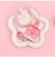 Étui de protection en silicone anti-poussière pour chargeur 3D à personnage, compatible adaptateur secteur 20W, et sac de protection en silicone pour câble USB – Vente en gros
