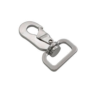 Crochet de sangle classique en acier inoxydable, boucle à ressort rotative universelle pour laisse d'animal de compagnie, attache de sac, taille 3M, matériau en fer - Product Image 5