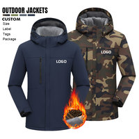 Fabricant de vestes d'extérieur en marque privée, veste de randonnée d'hiver personnalisée, imperméable et résistante au vent