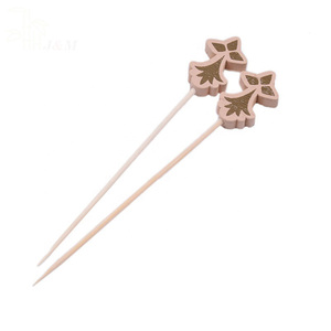 Brochetas de bambú importadores restaurante <span class=keywords><strong>Animal</strong></span> oso en forma de barbacoa redonda palos de bambú - Product Image 3