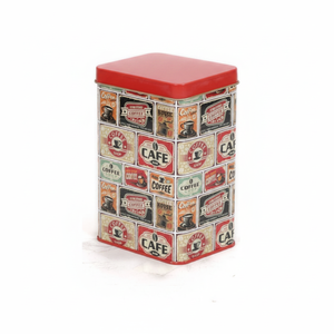 Caja de lata de almacenamiento Rectangular con tapa deslizante para sello postal Retro de 1,2 L, 75x100x150mm, reciclable de grado alimenticio para contenedores de almacenamiento - Product Image 2