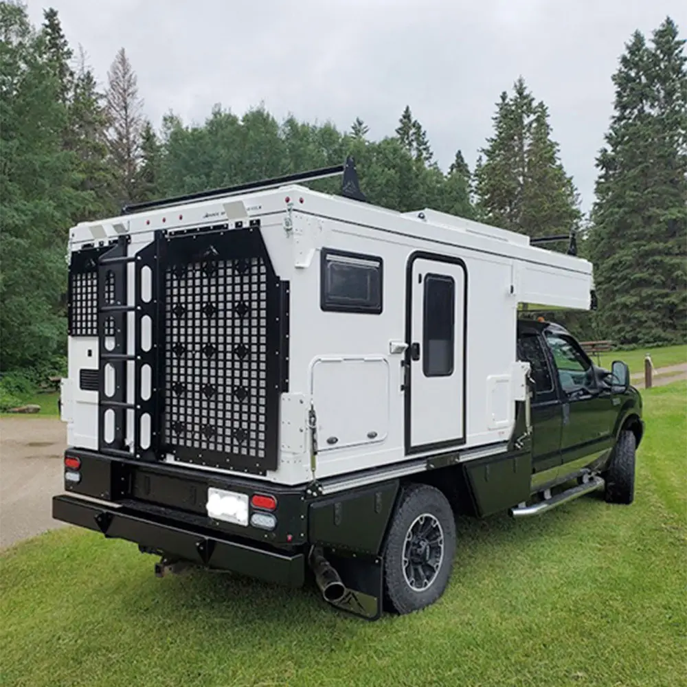 2023 Nieuw Ontwerp Expeditie Pop-Up Truck Camper Off Road Mid Size Travel Truck Camper Expeditie Voor Pick-Up Trucks