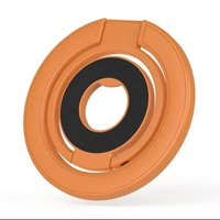 Penjualan Panas Penyangga Cincin Magnetik Multifungsi Magnet Kuat Dudukan Ponsel Logam Cincin Ganda Aksesori Lipat Penyangga Cincin Ponsel