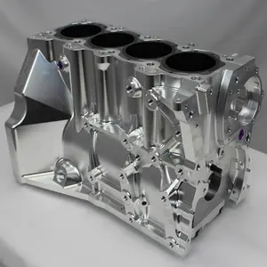定制数控铝坯块涡轮赛车发动机进气歧管外壳