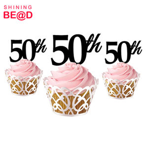 Wholesale Black <strong>40th</strong> Acrylic Birthday <strong>Cake</strong> <strong>Topper</strong> for Cupcake Decoration,Cupcake <strong>Topper</strong>,Happy Birthday <strong>Cake</strong> <strong>Topper</strong> Mini - Product Image 3