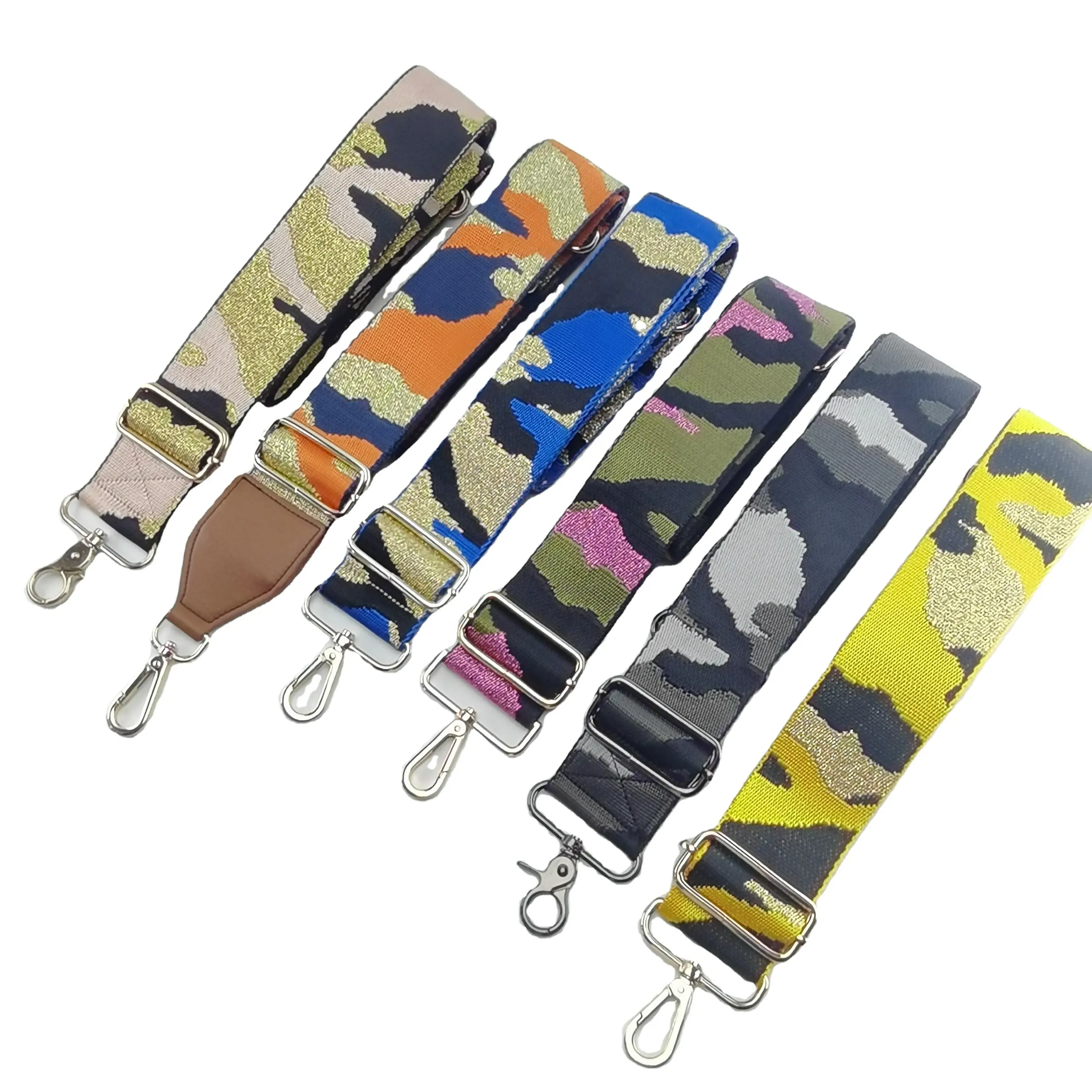 5cm Mode Ersatz Umhängetasche Riemen Camouflage Style Band Polyester Nylon Riemen