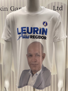 Maglietta personalizzata per le elezioni di fabbrica con materiali per la campagna per la stampa di sublimazione politica completa del presidente per le elezioni - Product Image 6
