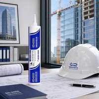 Sellador de Silicona Neutro YSD para Juntas de Construcción, Resistente a la Intemperie, 300ml/500ml, Uso General