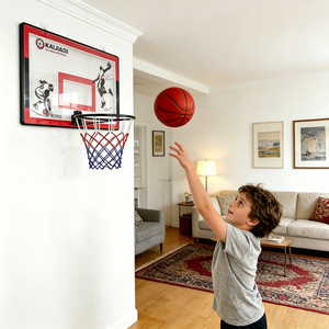 批发10B-C4儿童室内迷你篮球架32厘米大板塑料框架16厘米球类运动玩具 - Product Image 1
