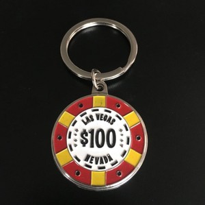 Porte-clés Captain <span class=keywords><strong>America</strong></span> en métal, souvenir de la collection Machine-De-Las-Vega de Las Vegas - Product Image 2