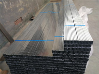 Profil en acier acoustique en aluminium omega, profilé résilient pour plinthes, calibre 16