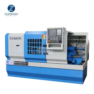 CNC Tự Động Lathe Nằm Ngang Nhỏ Loại Máy CK6136 CNC Lathe CNC