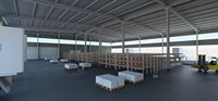 Bâtiment d'élevage de chèvres en acier moderne préfabriqué, étable pour vaches/laines/chevaux/chèvres, hangar à poulets, abri pour bétail, tente d'élevage, acier Q235/Q345