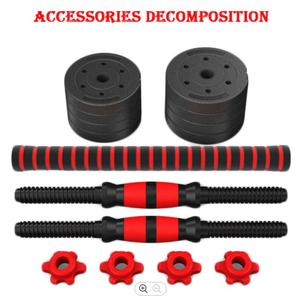 40 Kg Có Thể Điều Chỉnh Xi Măng + PVC Quả Tạ Trọng Lượng Nâng Quả Tạ Đặt Thiết Bị Tập Thể Dục Quả Tạ - Product Image 5