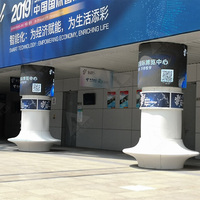 Écran mural LED couleur pliable Flexible Module+GOB avec un pitch de pixel de 2,5 mm pour les magasins de détail et les centres commerciaux