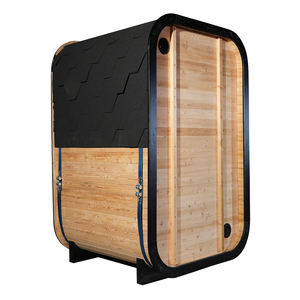 Sauna Cuadrada de Infrarrojos Lejanos de Fácil Montaje para Alivio del Estrés, Sauna Superior para 1-2 Personas para Eliminación de Toxinas - Product Image 2