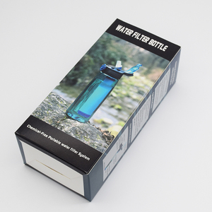 <span class=keywords><strong>Bouteille</strong></span> filtrante à eau pour extérieur avec paille filtrante remplaçable, purificateur UF 3 étapes, Tritan sans BPA, pour la randonnée, le camping et les situations d'urgence - Product Image 5